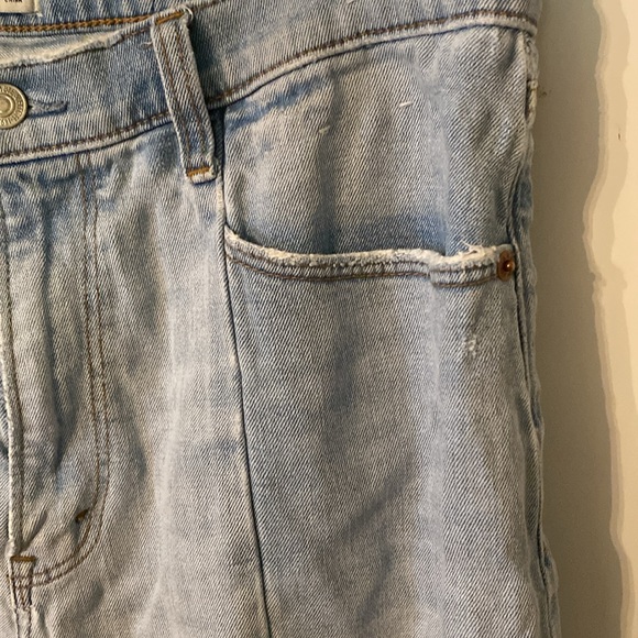 Abercrombie & Fitch 90s Vertical Splice The Ankle Straight Ultra High Rise Jeans - Picture 9 of 14